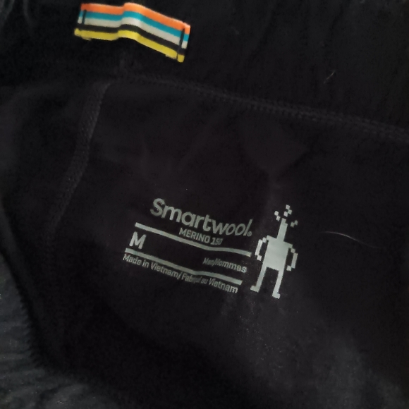 SMARTWOOL black 150 merino wool leggings long johns - Picture 4 of 4